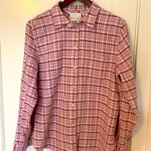 J Crew women’s flannel shirt